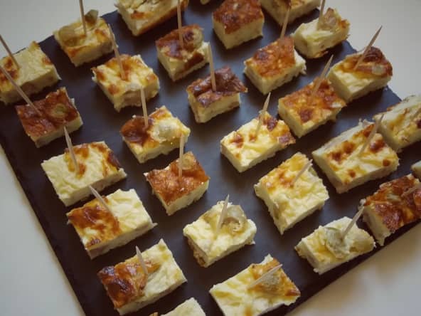 Quiche sans pâte thon, olives et ricotta