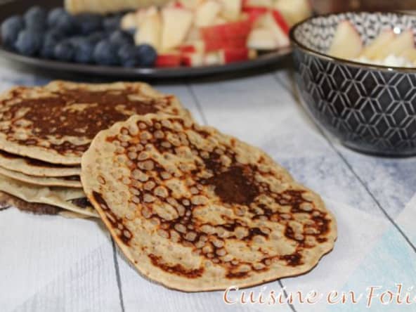 Pancakes de blé complet