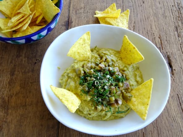Houmous de petits pois à ma façon