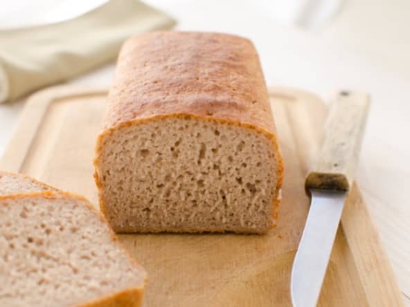 Pain sans gluten à la farine de châtaigne