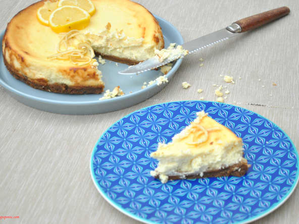 Cheesecake spéculoos yuzu citron