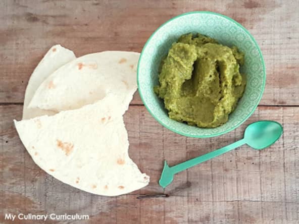 Dip petits pois et poivrons