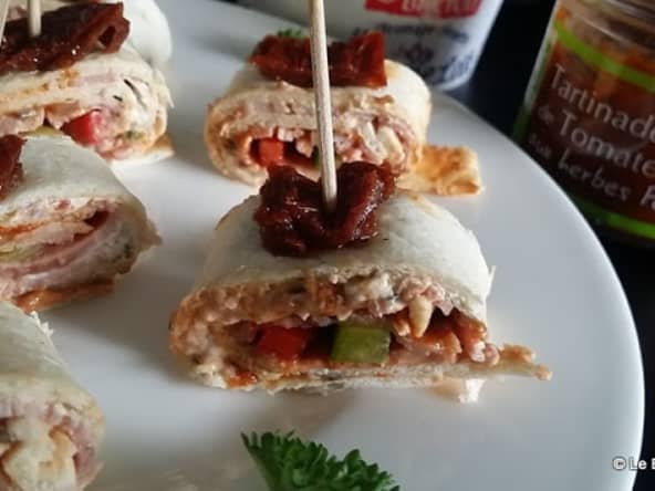 Snacks : des wraps pour l'apéro