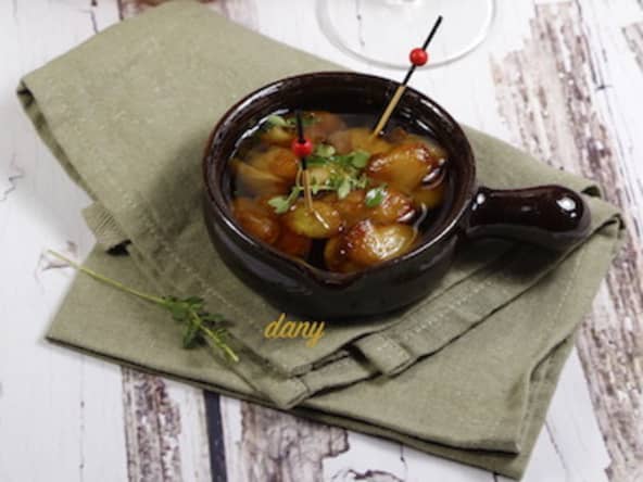 Pickles d'ail confit