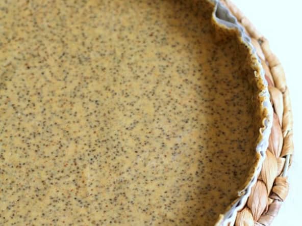 Pâte à tarte sans gluten et végétalienne