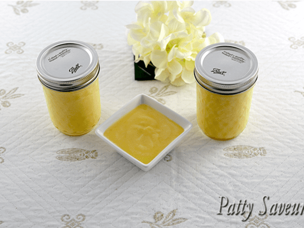 Curd rhubarbe ou crème à la rhubarbe