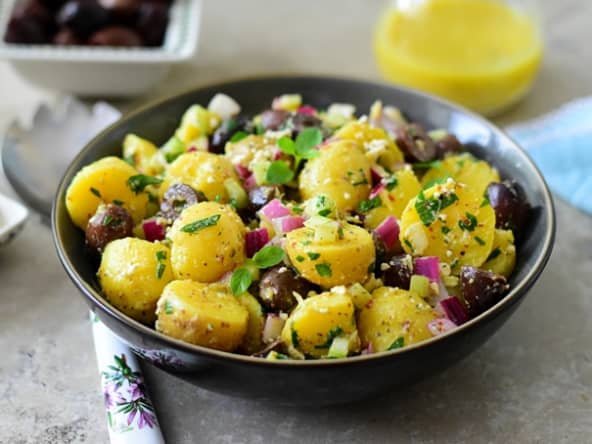 Salade de pomme de terre à la vinaigrette