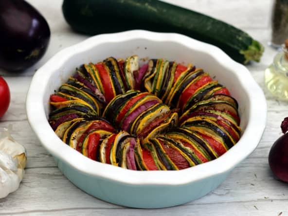 Tian de légumes d'été à la provençale