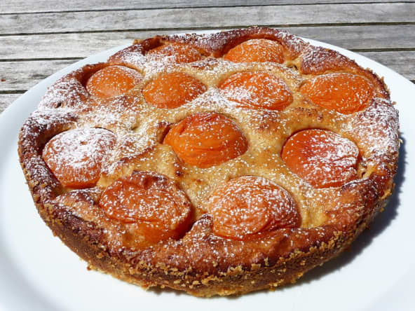 Clafoutis à la ricotta et aux abricots 