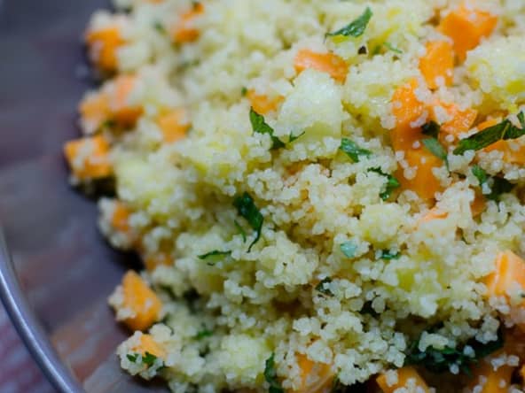 Taboulé à l'ananas et aux carottes