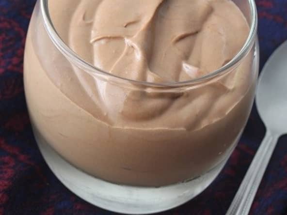 Mousse chocolat chantilly sans oeuf