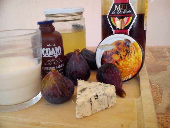 Fromage bleu maison ou figues et miel
