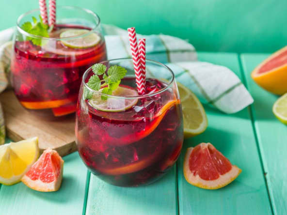 Sangria : une apéritif à base de vin rouge, de sucre, de fruits et d'épices
