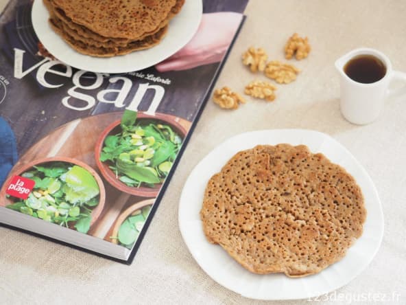 Pancakes vegan à l'orange