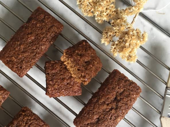 Financiers sans gluten au sirop d'érable