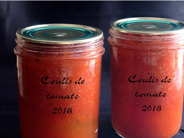 Coulis de tomate maison