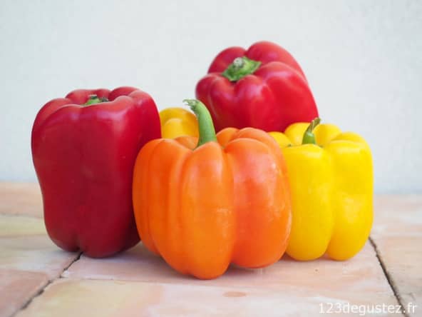 Cuisson du poivron à la vapeur douce