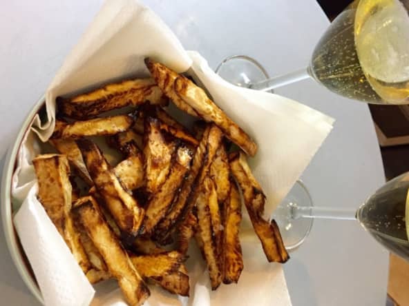 Frites de céleri rave