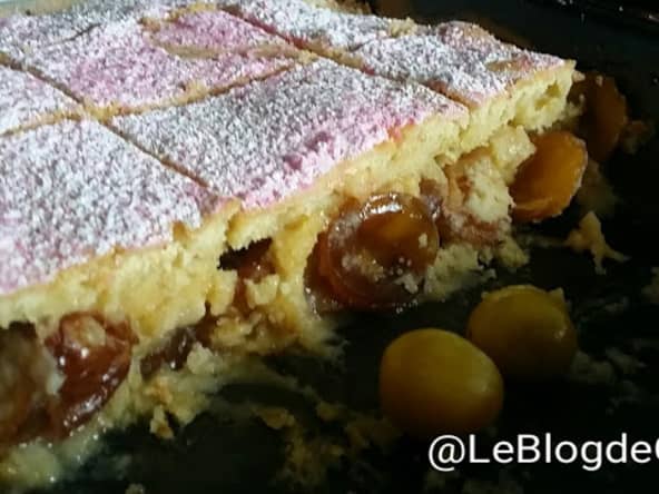 Gâteau aux mirabelles