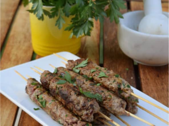 Brochettes kefta de boeuf