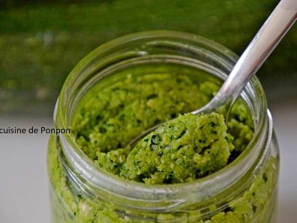 Pesto au vert de courgette