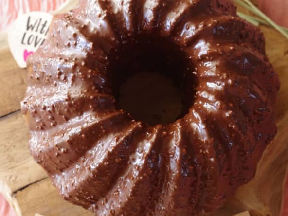 Gâteau moelleux vanille et pépites de chocolat