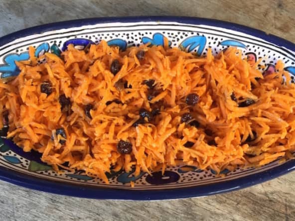 Carottes râpées à la marocaine au cumin