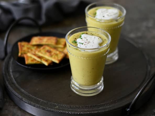 Soupe aux courgettes, recette facile