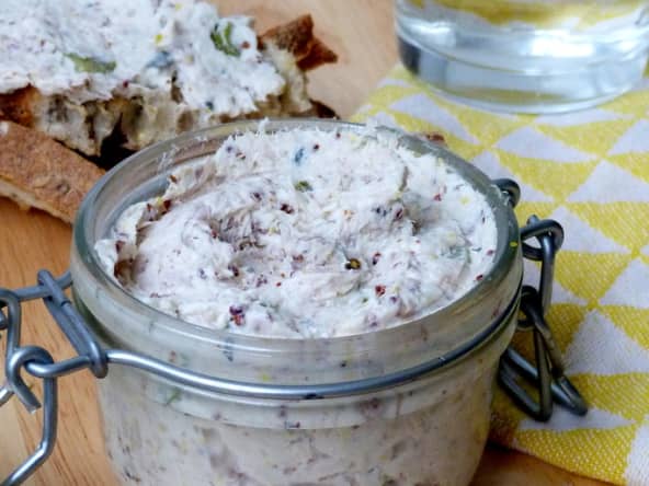 Rillettes de maquereaux à la moutarde de ma grand-mère