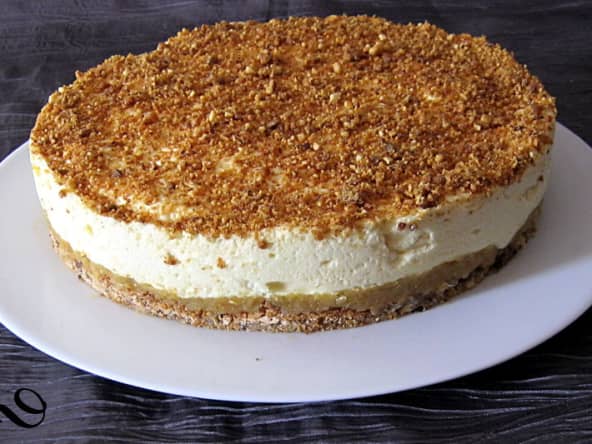 Gâteau "Automne" pommes, noisettes