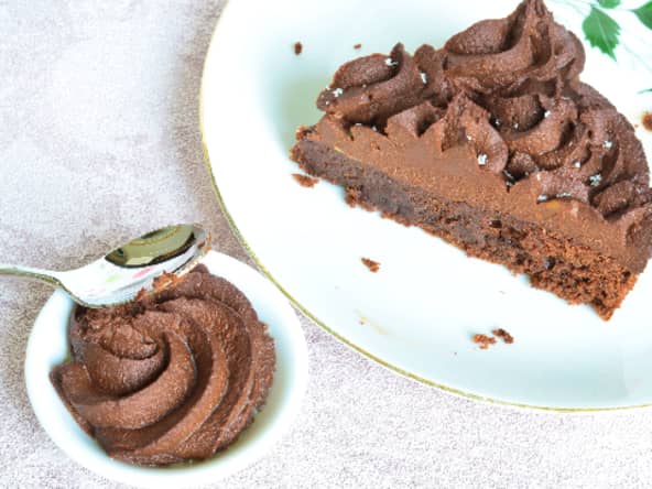 Reine de Saba et sa ganache à la patate douce