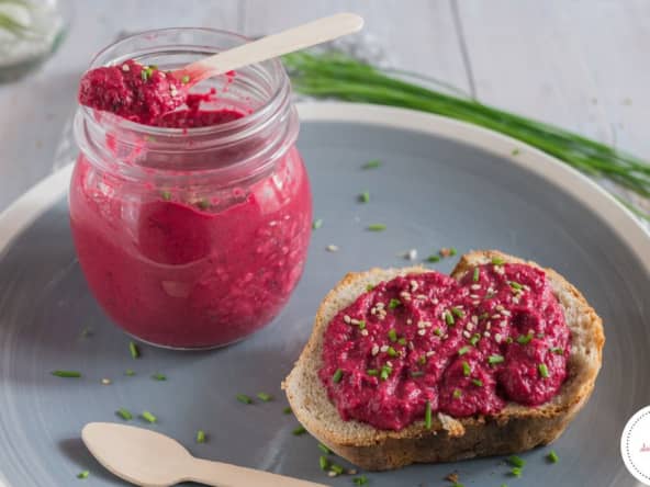 Houmous de betterave sans pois chiche sans tahini