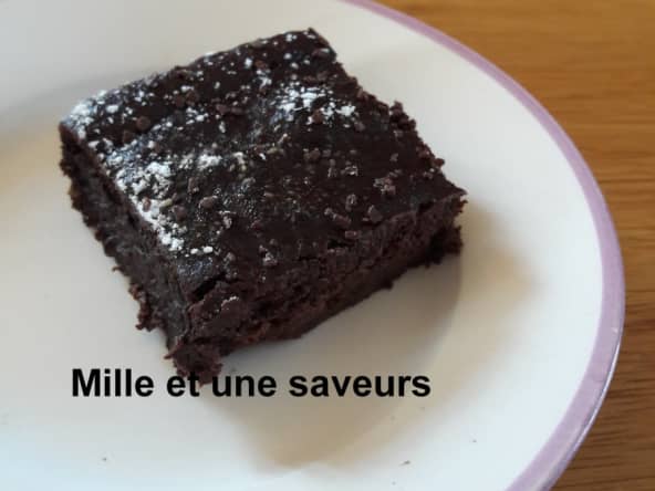 Gâteau mi fondant, mi mousse à la purée d'aubergine