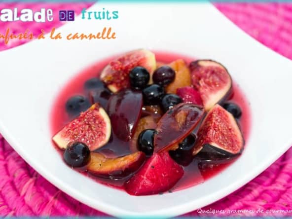 Salade de fruits infusés à la cannelle