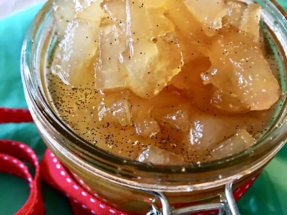 Confiture de nashi à la vanille de Madagascar et au yuzu