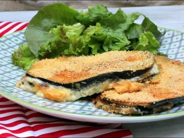 Côtelettes d'aubergines panées à la sicilienne