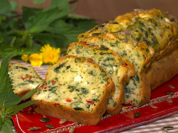 cake salé aux orties