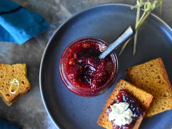 Chutney de figues à servir pour les fêtes.
