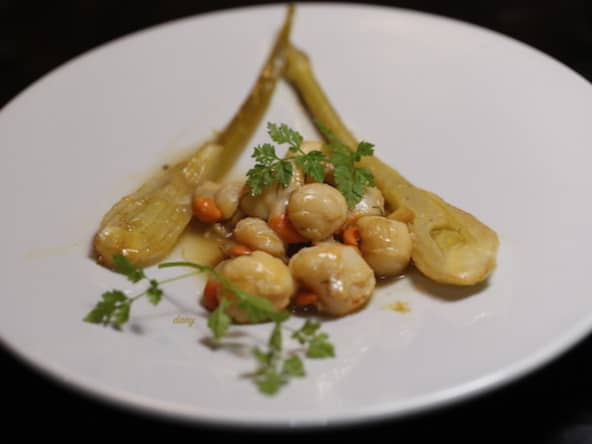 St-Jacques aux fenouils et aux agrumes