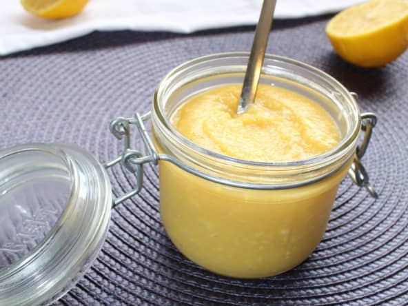 Crème citron façon lemon curd