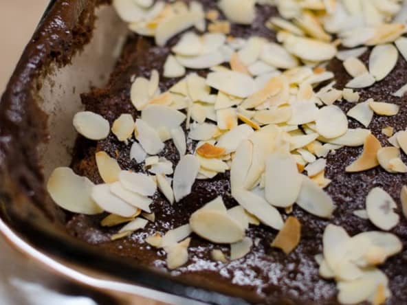 American chocolate cake au micro-ondes