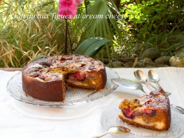 Gâteau aux figues et cream cheese