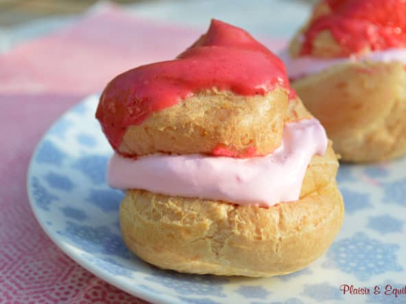 Choux à la crème pour la campagne Octobre Rose 