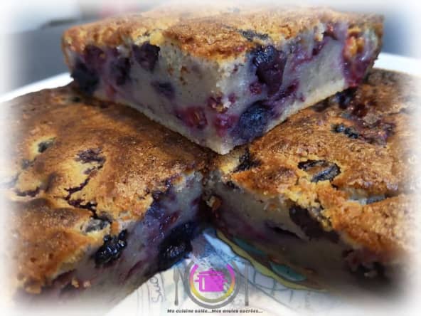 
Brownie fruits rouges et chocolat blanc