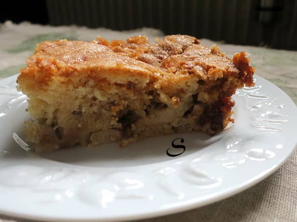 Gâteau bananes et noix de pécan