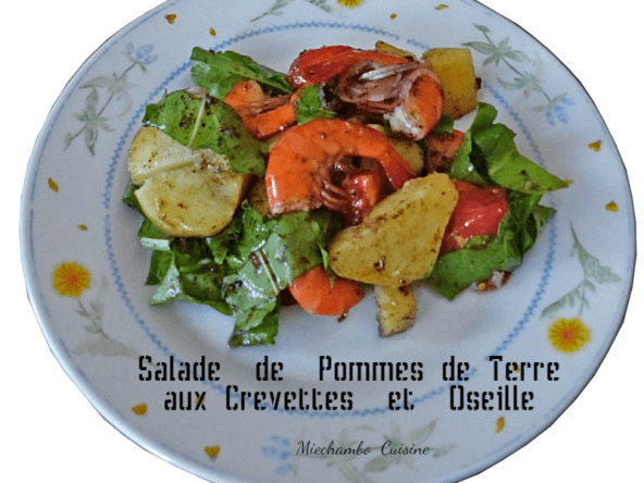 Salade de pommes de terre et crevettes aux épices