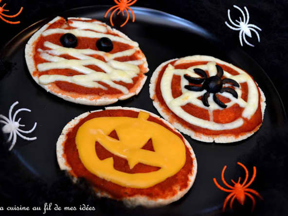 Le trio diabolique de pita-pizzas à dévorer pour halloween