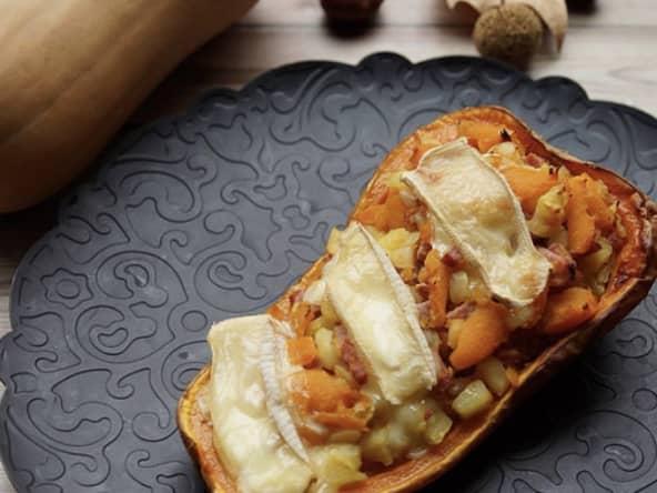 Butternut farcie façon raclette