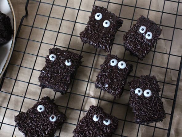 Brownies d'Halloween terrifiants