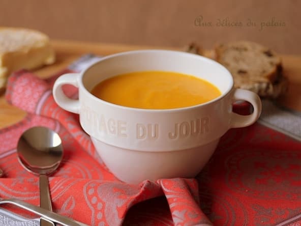 Velouté de courge butternut pour noël
